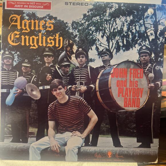 JOHN FRED & HIS PLAYBOY BAND~AGNES ENGLISH LP '67 ULTRASONIC CLEAN VG+ STICKER - Picture 1 of 9